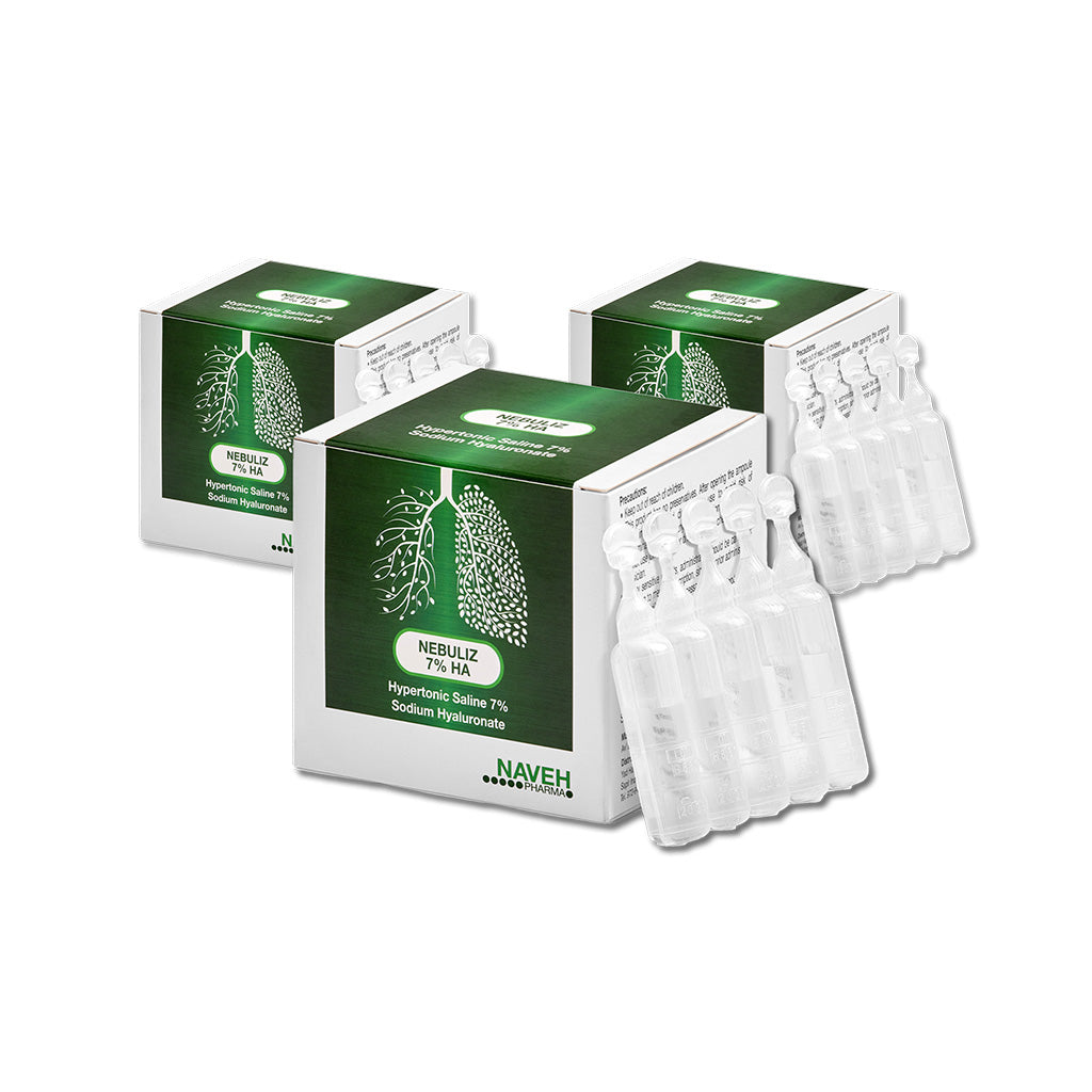 Nebuliz - 3 PACK Advanced Saline Solution (75 Vials)